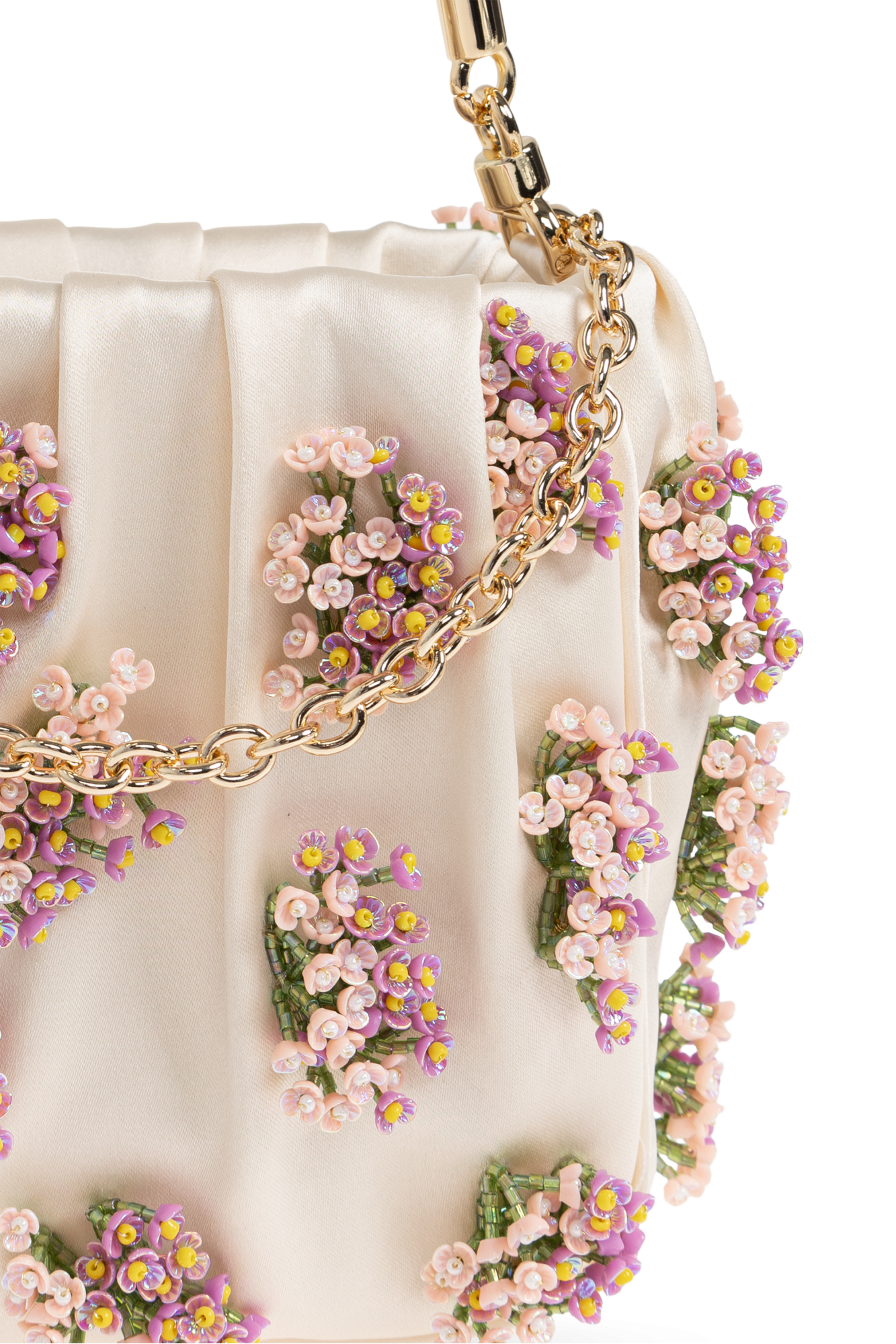 Self-Portrait Satin bag with appliqués | Women's | Vitkac